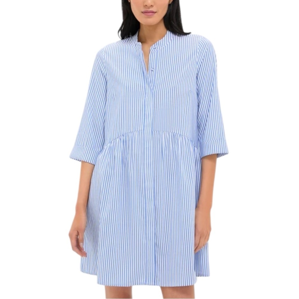 Tuckernuck Blue Stripe Royal Shirt Dress